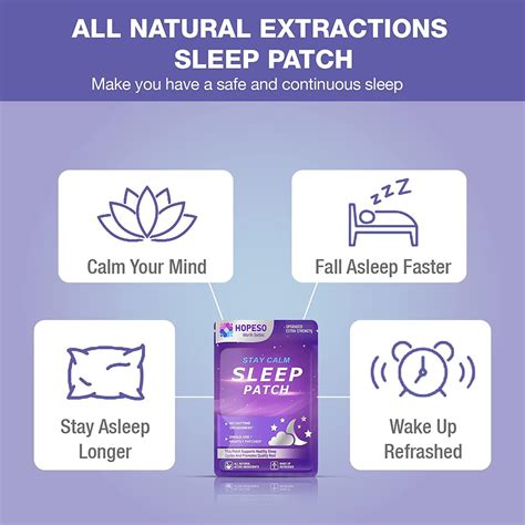 Sleep Patches with Melatonin and Herbal Extracts - 50 PCS | Enhance ...