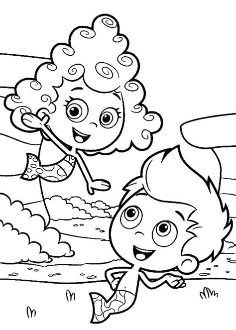 Printable Bubble Guppies Coloring Pages