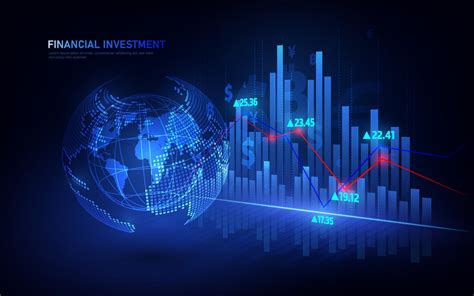 Stock market or forex trading graph in graphic concept suitable for ...