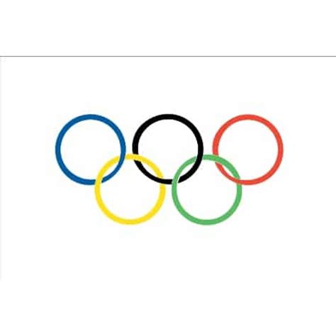 Olympic Games Flag (Hand 6"x4") - Hand Flag - Olympic Game - World Flag Shop