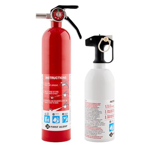 First Alert Multipurpose 1-A:10-B:C Residential Fire Extinguisher (2 ...