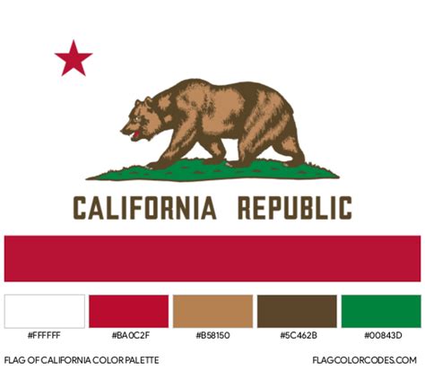 California flag color codes