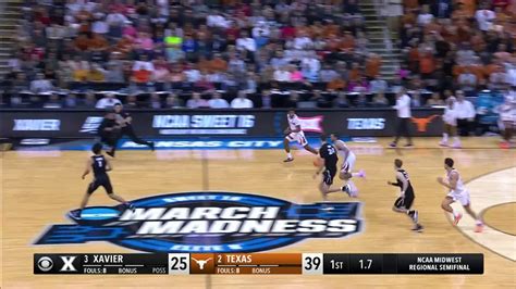 Texas Longhorns vs. Xavier Musketeers: 1st Half Highlights | NCAA.com