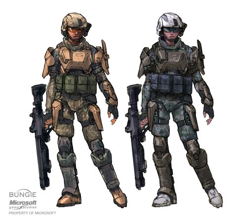 ArtStation - Halo Army Ranger explorations for Halo: REACH