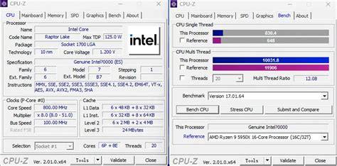 Intel Core i5-13600K 'ES3' CPU tested in CPU-Z and Cinebench