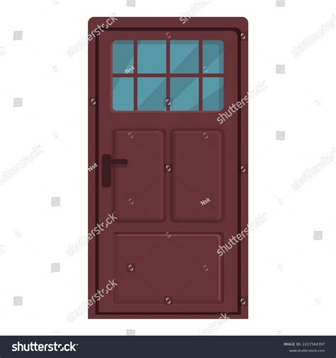 Closed Door Icon Cartoon Vector Home Stock Vector (Royalty Free ...