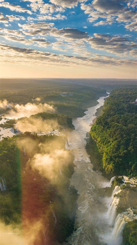 Iguaçu River follows it course after the falls - Iguaçu National Park ...