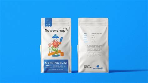 Flower Shop - Coffee Packaging Design — Templates for Soloprenuers and ...