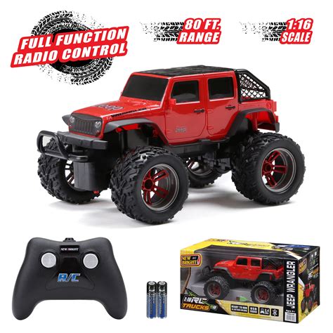 New Bright RC 1:16 Radio Control 2019 Jeep Wrangler SUV - Red - Walmart.com - Walmart.com