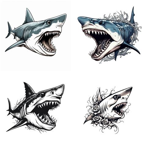 Shark Tattoo Designs & Meaning - The Bridge Tattoo Designs