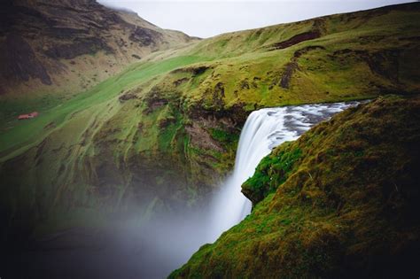 Free Photo | Iceland's waterfall