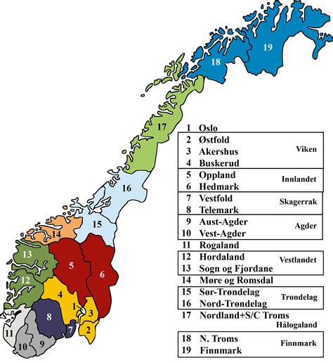 Proposed Fylke Map of Norway | Family tree genealogy, Norway ancestry ...