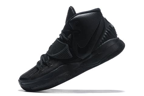 New Nike Kyrie 6 Triple Black Basketball Shoes - FavSole.com