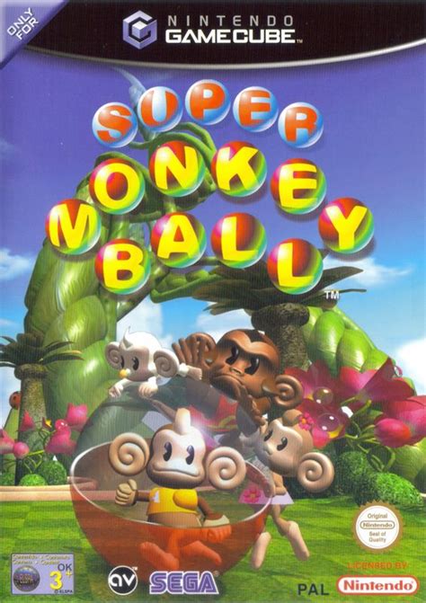 Super Monkey Ball (2001) GameCube box cover art - MobyGames