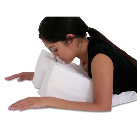 DeluxeComfort.com Stomach Sleeper - Face Down Pillow - Large 14 x 29 x 6 to 2.5 inch