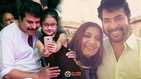 Actor Mammootty Family Photos with Wife Sulfath, Daughter Surumi & Son ...