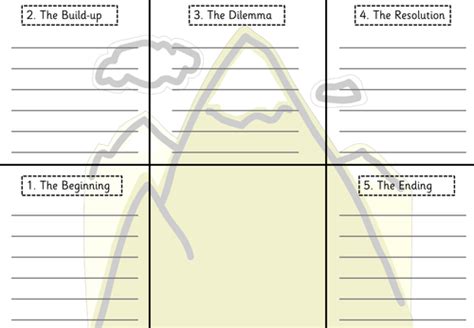 Story Mountain template | Teaching Resources | Story mountain template ...