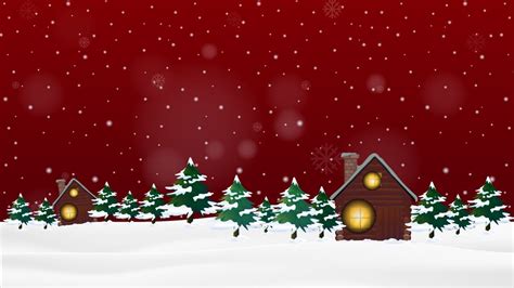 Free Snowy Christmas Background PowerPoint & Google Slides