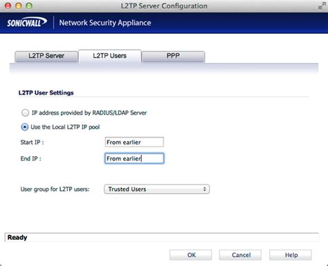 SonicWall TZ205 VPN Setup for OSX