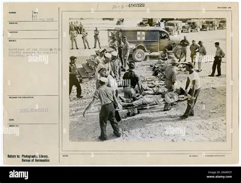 Photograph of Survivors of the USS Indianapolis (CA-35 Stock Photo - Alamy