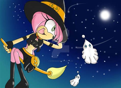 Happy Halloween - Amy the Witch by EliHedgie95 on DeviantArt