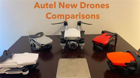 Autel New Drones Comparison - Weight/Battery/Sensor/RC 【 2024 】 | Hacerlo Como