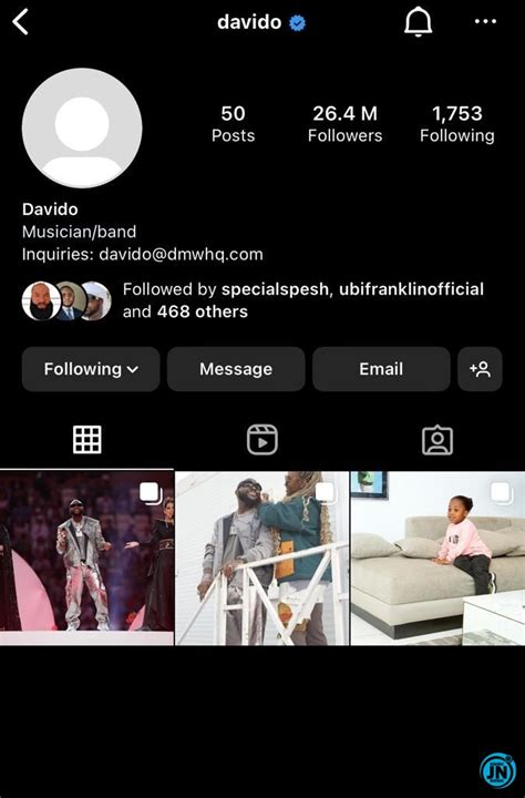 Davido stuns fans, removes profile pic and 4,000+ Instagram photos - JustNaija