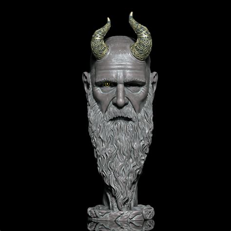 Mimir God of War Bust | Etsy