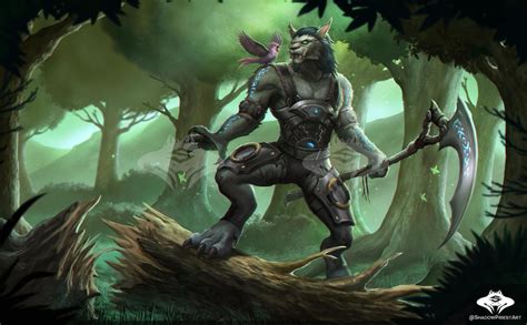 ...Commission: Worgen Druid... by ShadowPriest on DeviantArt | Criaturas fantásticas ...