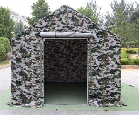 Professional Durable Military Grade Tents / Army Frame Tent With Vinyl ...