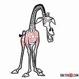 Madagascar Melman Coloring Pages sketch template