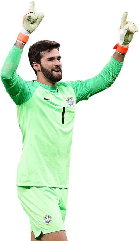 Alisson Becker Brazil football render - FootyRenders