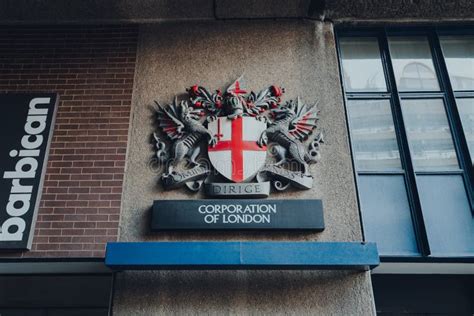 Sign for the City of London Corporation, City of London, UK Editorial ...