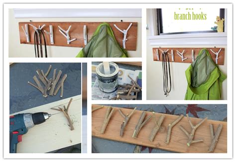 How to make cool DIY coat racks with branches step by step tutorial ...