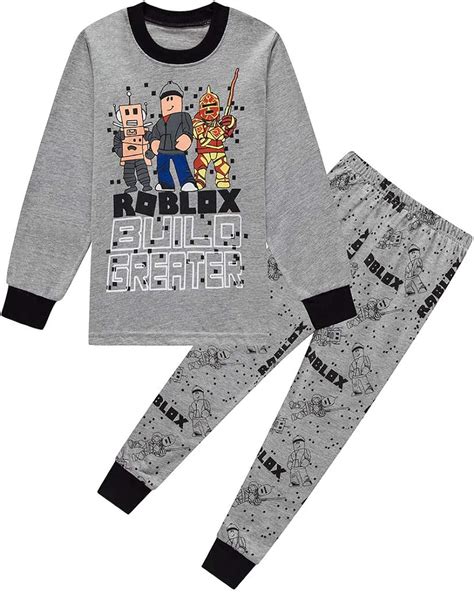 Roblox YouTube Game Kids Boys Long Sleeve Christmas Xmas Pyjamas ...