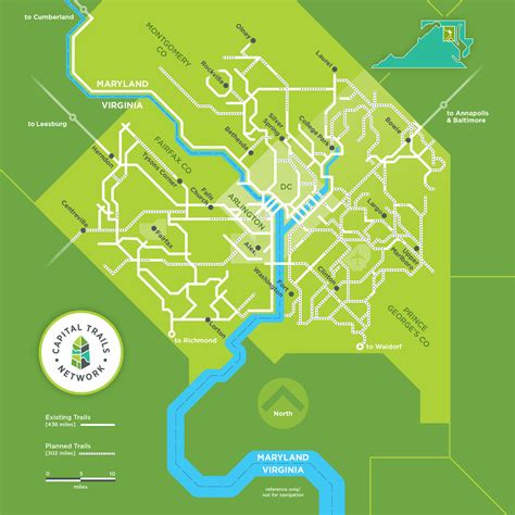 D.C. regional bike trail network: What it could look like - Curbed DC