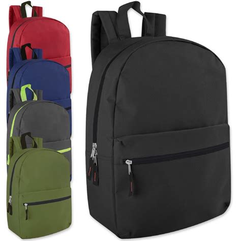 24 Units of 17 Inch Promo Backpack - Assorted Colors - Backpacks 17 ...