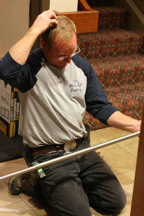 Thinking hard | Pat the Plumber hard at work doing carpentry… | Richard Masoner / Cyclelicious ...