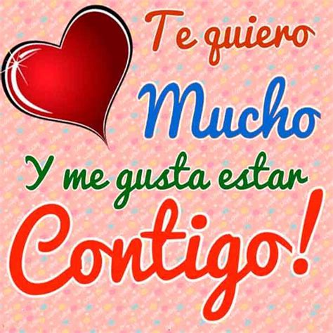 Imágenes de TE QUIERO MUCHO Amor con FRASES