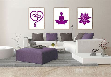 Yoga Studio Decor, Wall Decor Living Room, Art Print Meditation Room ...