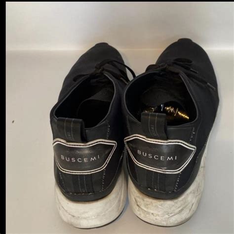 Buscemi Luxury Fashion Sneakers Black Stretch ... - Depop