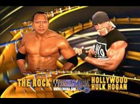 WrestleMania Rewind: The Rock vs Hollywood Hulk Hogan WrestleMania 18 ...