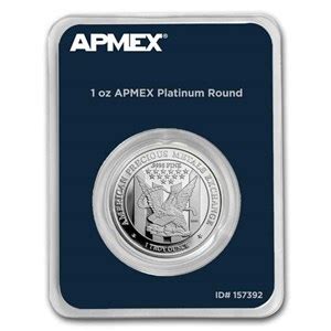 Buy 1 oz Platinum Round - APMEX (In TEP Package) | APMEX