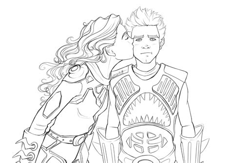 Shark Boy And Lava Girl Coloring Pages