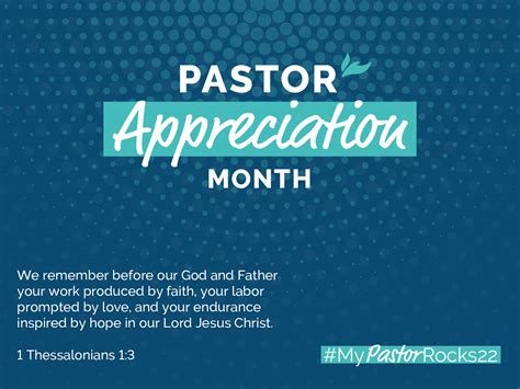 Pastor Appreciation Month