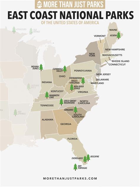 10 BEST EAST COAST NATIONAL PARKS Ranked By Experts (+ Map)