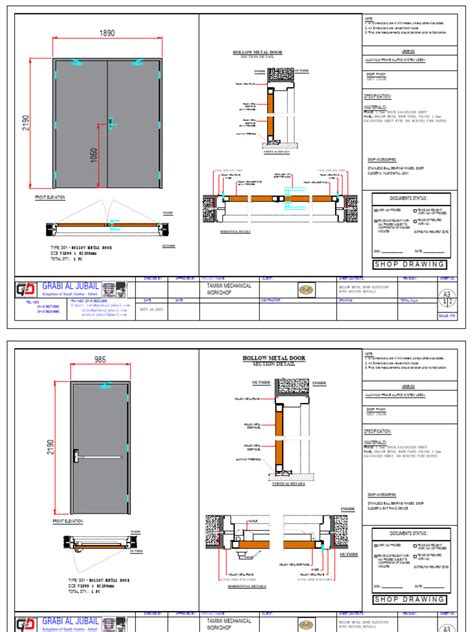 Hollow Metal Fire Rated Door | PDF