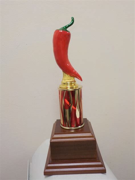 Chili Cook Off Trophy Award Perpetual trophy Annual Award | Etsy