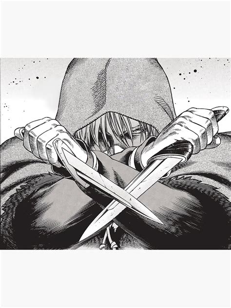 "Thorfinn Double Daggers Vinland Saga Manga" Sticker for Sale by DasCarlton | Redbubble