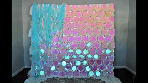 Mermaid Backdrop DIY | How To - YouTube